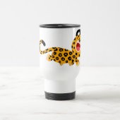 可愛い漫画フェイティシティヒョウのコミューターマグ トラベルマグ (中央)