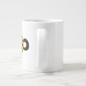 可愛い漫画フェイティシティヒョウのジャンボマグ ジャンボコーヒーマグカップ (裏面)