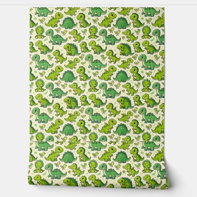 可愛い漫画恐竜 壁紙 (ほどく)