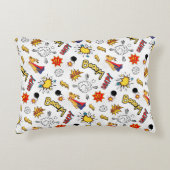 可愛い漫画柄 アクセントクッション (正面)