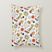 可愛い漫画柄 アクセントクッション (正面(垂直))