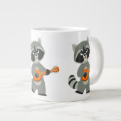 可愛い漫画遊の狸 ジャンボコーヒーマグカップ (正面右)