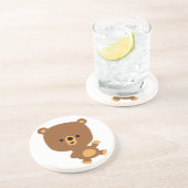 可愛い漫画「グッド・ヴィーブ」ベア・コースター コースター (側面)