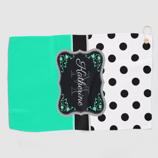 可愛い点 ゴルフタオル (横)