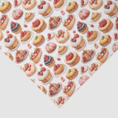 可愛い焼いたスイーツベリータイル模様 薄葉紙 (詳細)