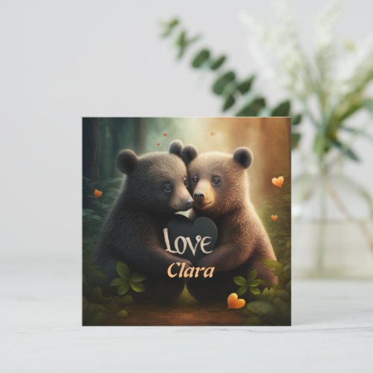 可愛い熊が恋に抱き込む (スタンド正面)