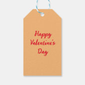 可愛い熊が恋に抱き込む ギフトタグ (裏面)