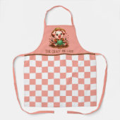 可愛い熱狂する豚の女追加文字 エプロン (正面)