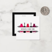 可愛い爪、 ネイルテック任意の目的ノートカード ノートカード (正面/裏面インサイチュ)