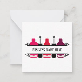 可愛い爪、 ネイルテック任意の目的ノートカード ノートカード