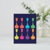 可愛い爪、 ネイルポーランド! ポストカード (スタンド正面)