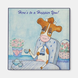 可愛い牛のラティモーー マグネット