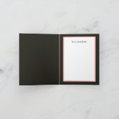 可愛い牛の愛好家のカスタマイズ カード (内部)