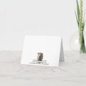 可愛い牛 – 住所の変更 案内状 (裏面)