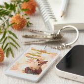 可愛い犬かぼちゃのスパイスキーチェーン キーホルダー (正面右)