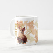 可愛い犬かぼちゃスパイスコーヒーマグ コーヒーマグカップ (正面左)