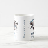 可愛い犬がマグカップに!犬の恋人ホワイトのためのノベルティ コーヒーマグカップ (中央)