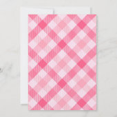 可愛い犬とケーキの隣のナンバーズ3誕生日 招待状 (裏面)