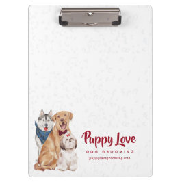 可愛い犬とバンダナ&ボウタイのクリップボード クリップボード