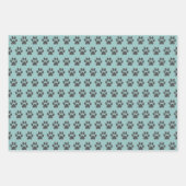 可愛い犬と前版印刷ラッピング紙セット ラッピングペーパーシート (正面2)