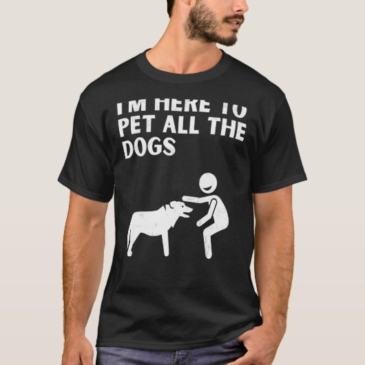 可愛い犬のことわざが犬を全部飼うために Tシャツ (正面)