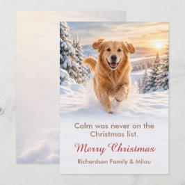 可愛い犬のクリスマスカード | かわいい子犬の家族 シーズンカード