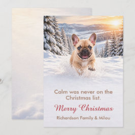 可愛い犬のクリスマスカード | かわいい子犬の家族 シーズンカード