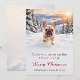 可愛い犬のクリスマスカード | かわいい子犬の家族 シーズンカード