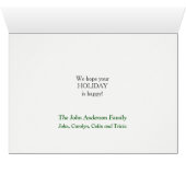 可愛い犬のクリスマス (内部横(下))