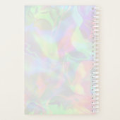 可愛い犬のグルーミングポー印刷ホログラフ プランナー手帳 (裏面)