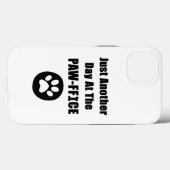 可愛い犬のポーちょうど別の日にパフ Case-Mate iPhoneケース (裏面 (横))