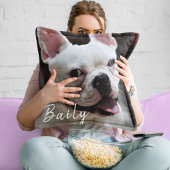 可愛い犬の恋人おもしろい写真ベスティーズ友だちBff クッション