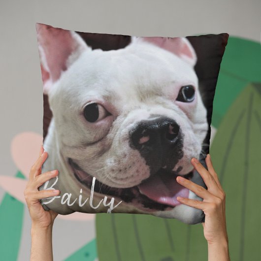 可愛い犬の恋人おもしろい写真ベスティーズ友だちBff クッション