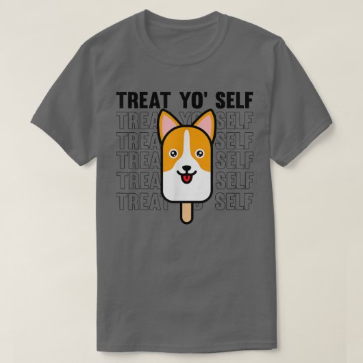 可愛い犬の愛好家コギスドッグファーリーの愛人 Tシャツ (デザイン正面)