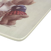 可愛い犬の抱き締め カッティングボード (角)