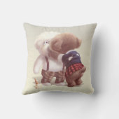 可愛い犬の抱き締め クッション (裏面)