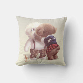 可愛い犬の抱き締め クッション