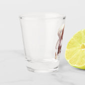 可愛い犬の抱き締め ショットグラス (左)