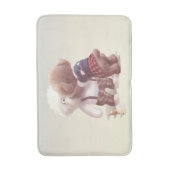 可愛い犬の抱き締め バスマット (正面縦)