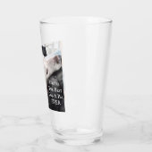 可愛い犬の最高のパパとパル・エバーの写真 タンブラーグラス (左)