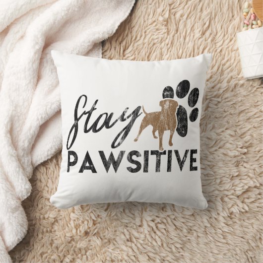 可愛い犬の足のステイ歩道の救助 クッション (ブランケット)