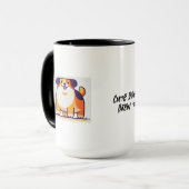 可愛い犬の醸造タイムマグ マグカップ (正面左)