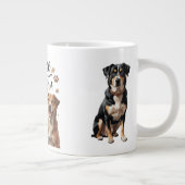 可愛い犬好きジャンボマグ ジャンボコーヒーマグカップ (右)