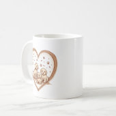 可愛い犬好き コーヒーマグカップ (正面左)