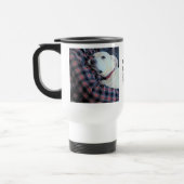 可愛い犬最高ののパパと友人の父の日の写真 トラベルマグ (左)