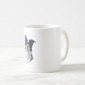 可愛い犬縁どのコリー コーヒーマグカップ (正面右)