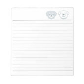 可愛い犬 ノートパッド (正面)