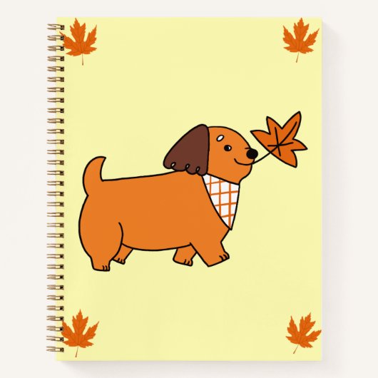 可愛い犬🤎🍪🍁 ノートブック (正面)