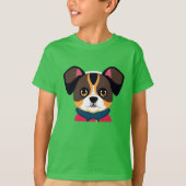 可愛い犬 Tシャツ (正面)