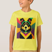可愛い犬 Tシャツ (正面)